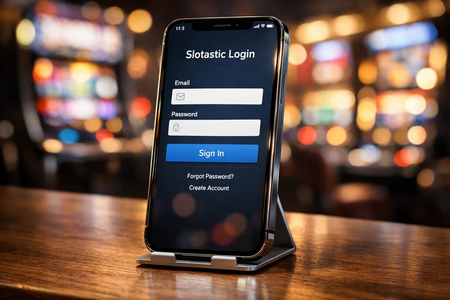 Slotastic Casino character welcoming players